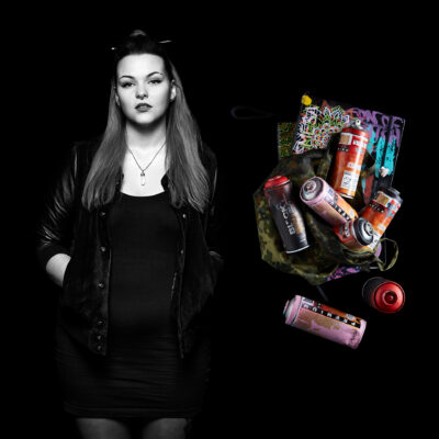 MEIN LEBEN UND ICH, BILDSERIE, FREIES PROJEKT, GRAFFITI ARTIST