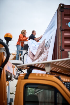 KEHLER BERGE, GABRIELE ENGELHARDT, KEHLER HAFEN, AUSSTELLUNG KEHL