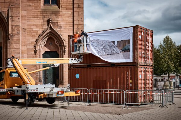 KEHLER BERGE, GABRIELE ENGELHARDT, KEHLER HAFEN, AUSSTELLUNG KEHL