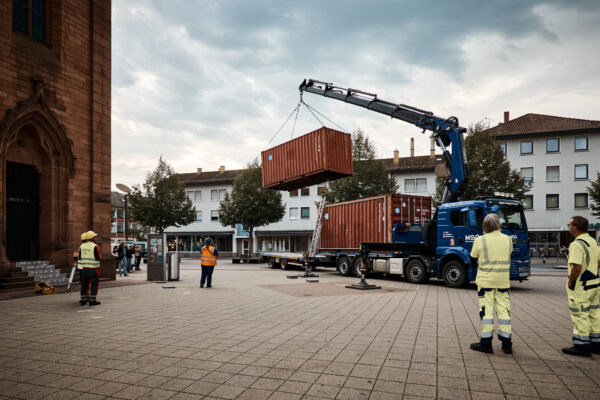 KEHLER BERGE, GABRIELE ENGELHARDT, KEHLER HAFEN, AUSSTELLUNG KEHL