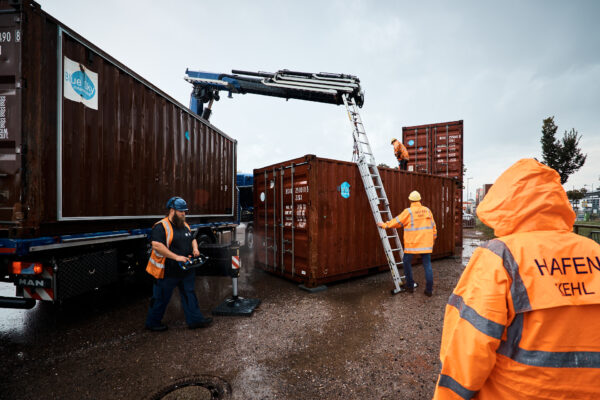 KEHLER BERGE, GABRIELE ENGELHARDT, KEHLER HAFEN, AUSSTELLUNG KEHL
